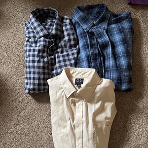 Jos. A. Bank Men's Long Sleeve Button-Down Shirts XL